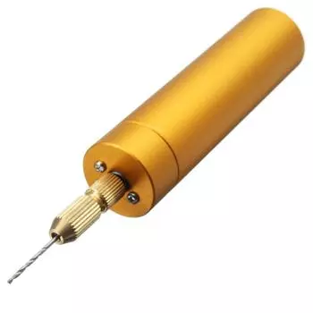 5 В постоянного тока мини-алюминиевый электродвигатель ручная дрель + 10 шт. спиральные биты DIY для деревянной печатной платы