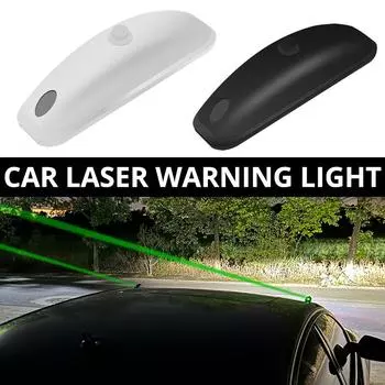 5 В USB перезаряжаемый автомобильный лазерный свет, белый, черный, автоматический, зеленый, противотуманный, погодный, противотормозной, стоп-сигнал, лампа для предотвращения столкновений белый