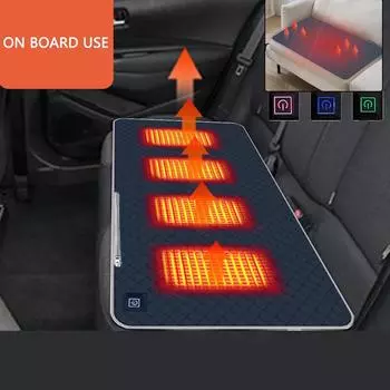 5 В USB спальный электрический коврик с подогревом подушка с подогревом морозостойкая 3-уровневая температура для кемпинга на открытом воздухе подогреваемый электрический коврик Dark Brown Small коричневый