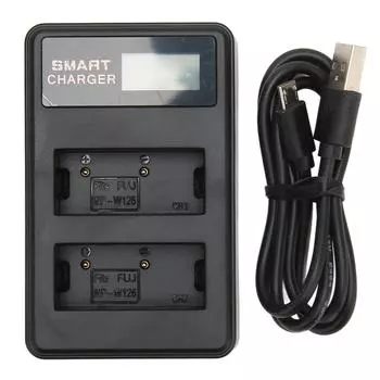 5 В USB-зарядное устройство для двух аккумуляторов Fujifilm XS10 XT3 XT30 XT20 XT10 XT2 XA7 XE4 XA5 XT200 XT100 X100V