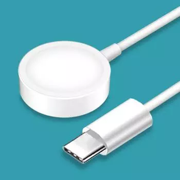 5 В в беспроводное магнитное зарядное устройство для быстрой зарядки часов для Apple iwatch 9 8 7 6 5 4 3 2 зарядная станция для умных часов белый