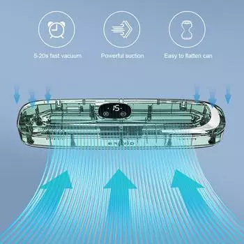 5# Вакуумная упаковочная машина One Touch Мощный электрический вакуумный упаковщик пищевых продуктов (Ничуть