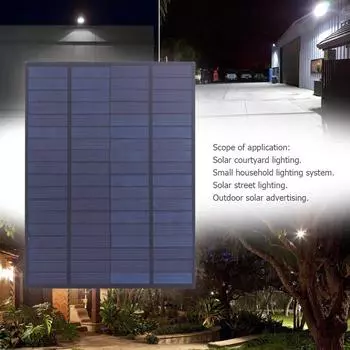 5 Вт 18 В солнечная панель поликристаллический кремний солнечное зарядное устройство для 12 В аккумулятора QDE