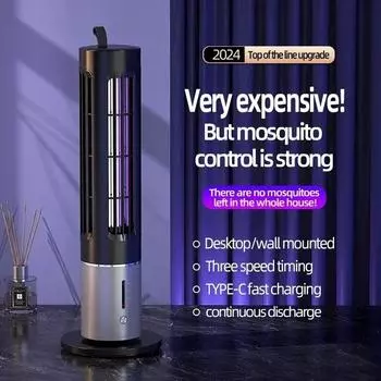 5 Вт ABS Пластик Электрический Убийца Комаров USB Зарядка Портативный Бытовой Общежитие Отпугиватель Комаров Для Внутреннего Воздуха чёрный
