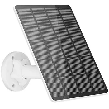 5 Вт солнечная панель для камеры видеонаблюдения солнечная панель зарядное устройство IP65 водонепроницаемое солнечное зарядное устройство с регулируемым креплением на 360° 9.1ft Micro US 1PC