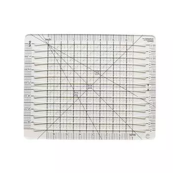 5-в-1 акриловая линейка для шитья лоскутного шитья линейки для квилтинга шаблон для измерения стежков профессиональный