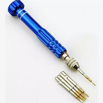 5 в 1 Алюминиевый сплав Магнитный инструмент для демонтажа Набор инструментов для ремонта Отвертка Отвертка Pentalobe 13cm