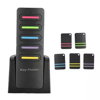 5 в 1 беспроводной искатель ключей, удаленный локатор, искатель потерянного приемника, будильник для ключа кошелька