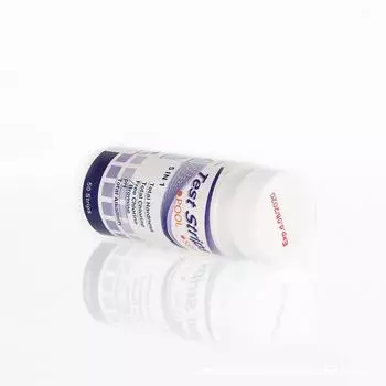 5 в 1 для бассейна, спа-тест-полоски, тест на хлор, pH, щелочность, твердость воды, бассейн для здоровья белый