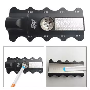 5 в 1 инструмент для ремонта наконечника бильярдного кия полировальный станок практический измерительный компаратор пул формовщик