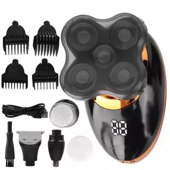 5 в 1 многофункциональная электробритва машинка для стрижки волос триммер для носа щетка для очищения лица