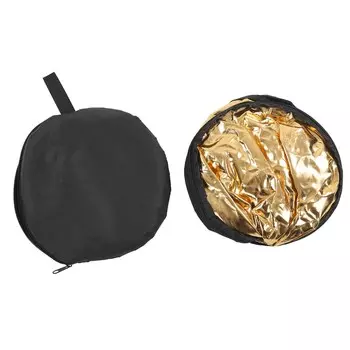 5 в 1 отражатель для фотосъемки, складной круглый отражатель с сумкой для хранения фото 60cm/23.6in