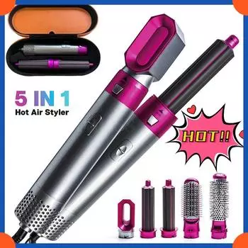 5 в 1 Профессиональная щипцы для завивки с возможностью горячей замены Airwrap Styler для женщин