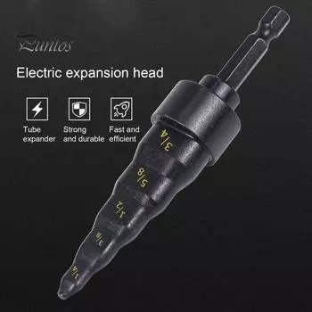 5-в-1 расширитель медной трубы для кондиционера, сверло для обжима, термостойкое нержавеющее портативное средство для ремонта расширителя обжимной трубки чёрный