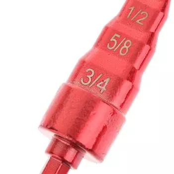 5 в 1 расширитель медных труб для кондиционера, набор сверл для обжима труб, расширитель мягких медных труб, инструменты для обжима труб красный