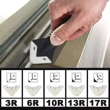 5 в 1 силиконовый герметик для удаления герметика, гладкий скребок, финишер, набор для затирки, инструменты для удаления плесени на полу, набор ручных инструментов, аксессуары чёрный