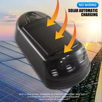 5 в 1 солнечная батарея кабины предупреждающий свет RGB ночная охранная имитация сигнализации беспроводной стробоскоп противоугонная лампа для автомобиля грузовика внедорожника