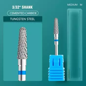 5 в 1 твердосплавные вольфрамовые насадки для ногтей двойного вращения, фрезы «Вулкан/Торнадо», быстрое удаление акрилового твердого геля, инструменты для маникюра