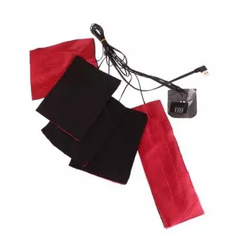 5 в 1 USB-нагреватель для одежды с 3 шестернями, регулируемая температура, электрический нагревательный лист, зимний нагревательный коврик для жилета, куртки