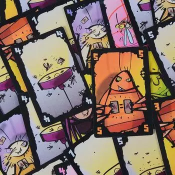 5 вариантов карточной игры Kakerlaken Salat/Poker/Royal/Suppe/Mogel Motte Настольная игра A5