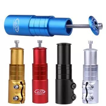 5 # велосипедный руль, вилка, шток, удлинитель, адаптер для поднятия головы чёрный