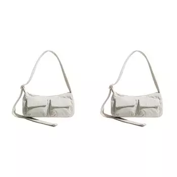 5# Женская модная сумка через плечо большой емкости для путешествий на открытом воздухе (белый)