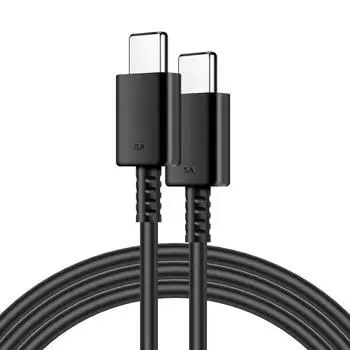 5A кабель для быстрой зарядки подходит для Samsung S22S23S20 Кабель для передачи данных 5A Кабель для передачи данных Samsung Длина кабеля для передачи данных double head type-c 1m