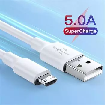 5a кабель для передачи данных Android Micro Usb быстрая зарядка синхронизация данных линия совместима с телефонами Redmi Samsung Huawei 0.25m