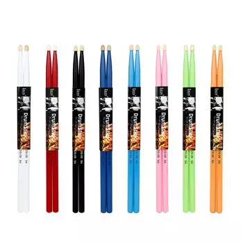 5A Палочки для ударных инструментов из клена Красочные джазовые палочки 1 пара розовый