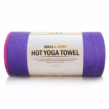 5BILLION Полотенце для йоги из микрофибры для горячей йоги, супербыстросохнущее, с бесплатной сумкой для переноски, противоскользящее, ультратонкое - 18361см Полотенце, Впитывающее, Стирающееся, - (ФИОЛЕТОВЫЙ) фиолетовый