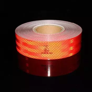5cm*10m Waterproof Retro Reflective Conspicuity Tapes Adhesive ECE-104R Red Road Safety Warning Car Sticker Reflectors For Truck красный
