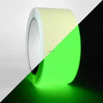 5CM*5M Anti-Slip Tapes Luminous Green Glow In The Dark Tape Non-Slip Grip Strips High Friction Adhesive Stickers For Stair Steps зелёный