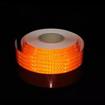 5CM High Visibility Bicycle Reflector Sticker Orange Cycling Wheel Rim Reflective Tapes Decal Self-Adhesive DIY 10m Film For Car синий