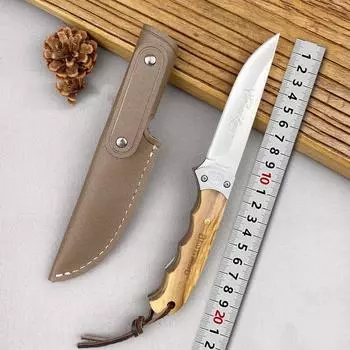 5Cr13Mov нож для обвалки из нержавеющей стали, нож для суши, кухонные ножи для резки фруктов, овощей и фруктов with cover