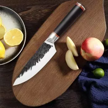 5CR15 Нож для фруктов из нержавеющей стали Кухонный нож для нарезки мяса 1pcs