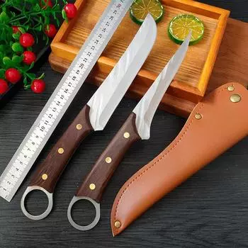 5Cr15Mov кованый нож из нержавеющей стали, нож для мяса, нож для обвалки, нож для кемпинга, рыбалки, кухни, ножи шеф-повара, резак A