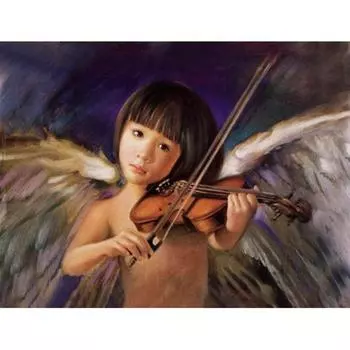 5D Алмазная картина Ангел Малыш Алмазная вышивка Мозаика Алмазный Декор для дома 20X30CM