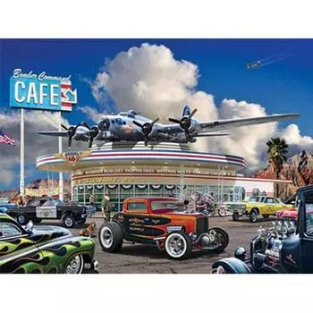 5D Алмазная картина Автомобиль Полная дрель Алмазная вышивка Пейзаж Украшение дома Подарок 20X30CM