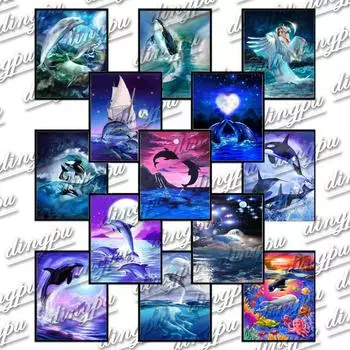 5D Алмазная картина Diy Кит Алмазная вышивка Животные Мозаика Наборы для вышивки крестом 20x30
