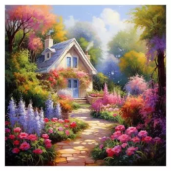 5d алмазная картина дом полный квадрат/круглый сверло алмазная вышивка мозаика пейзаж рукоделие набор для домашнего декора Full Round 20x20CM