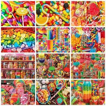 5d Алмазная картина мозаика сахар полный квадрат/круг вышивка десерт вышивка крестом набор для домашнего декора Full Round 20x30CM