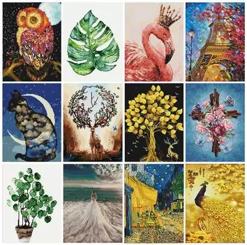 5d Алмазная картина Новый Павлин Мозаика Главная Растение Украшение Вышивка Животное Подарок ручной работы Full Round 20X30CM красный