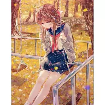 5D Алмазная картина Пейзаж Полный дрель Алмазная мозаика Вышивка крестом Домашний декор 20X30CM