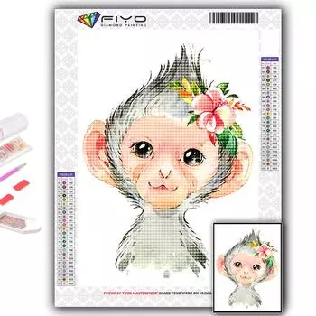 5D Алмазная картина Полная Алмазная картина Мультфильм Маленькие животные Алмазная картина Ручная работа DIY Алмазная мозаика Картина Украшение для дома Full Round 20X30CM