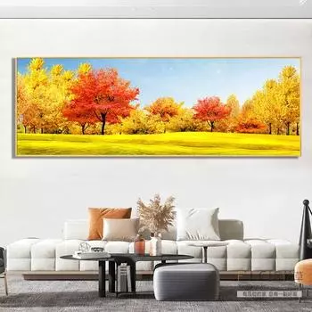 5d Алмазная картина Полная Алмазная Новая Спальня Изголовье Кровати Пейзаж Diy Stick Алмазная Вышивка Крестом Алмазная Вышивка 2024 Гостиная Счастливая Мозаика Искусство 100-50CM белый