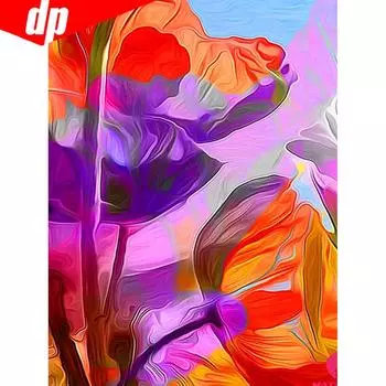 5d Алмазная картина Полная дрель Круглые цветы Стразы Картины Алмазная мозаика Алмазная вышивка 20X30