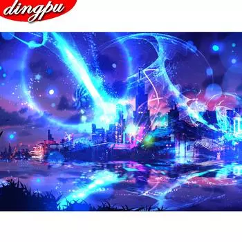 5D Алмазная картина Полная круглая дрель Алмазная вышивка Домашнее украшение Алмазное искусство 20X30CM