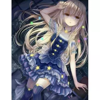 5D Алмазная картина Полная круглая вышивка Домашнее украшение Мозаика Вышивка крестом Ручной подарок 20X30CM