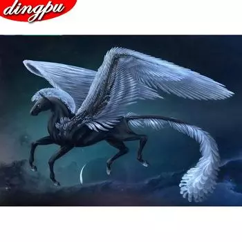 5D Алмазная картина Полный дрель Круглая мозаика Домашнее украшение Вышивка Крестом Ручная работа Подарок 20X30CM