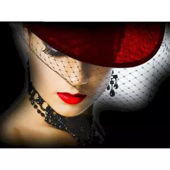 5d Алмазная картина Полный дрель Женский портрет Новое поступление Алмазная вышивка Украшения для дома Full Round 20x30CM